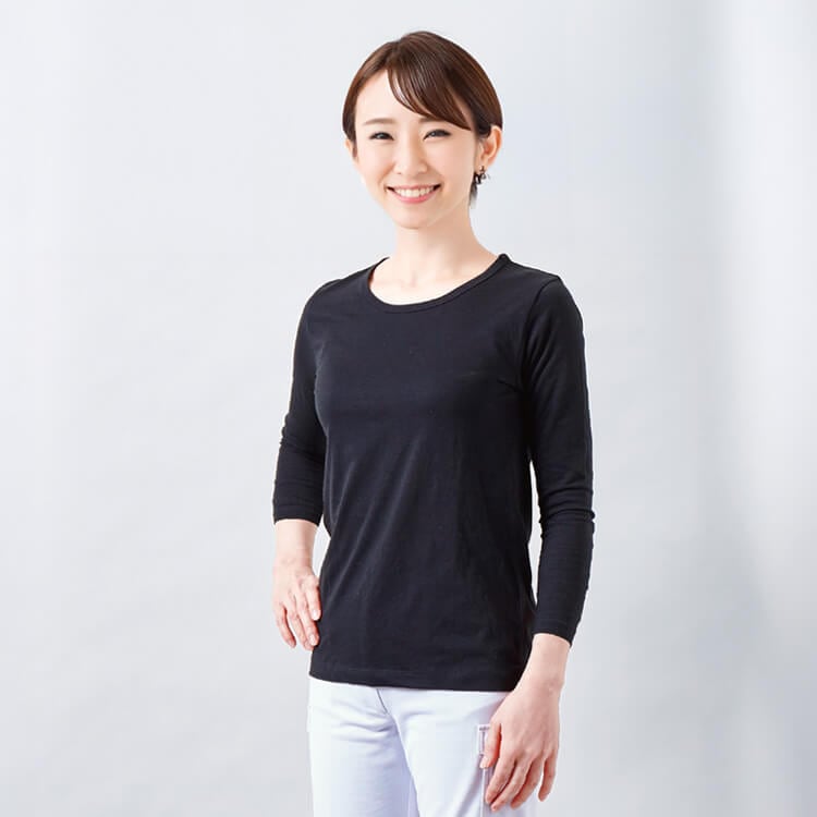 スクラブインナーTシャツ・医療用ユニフォーム・住商モンブラン・七分袖