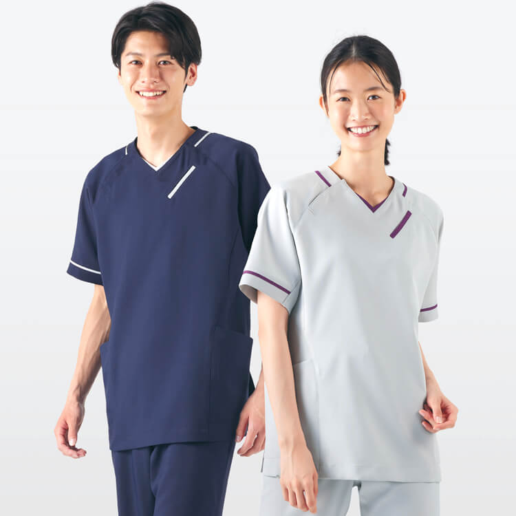 医療用スクラブおしゃれ白衣