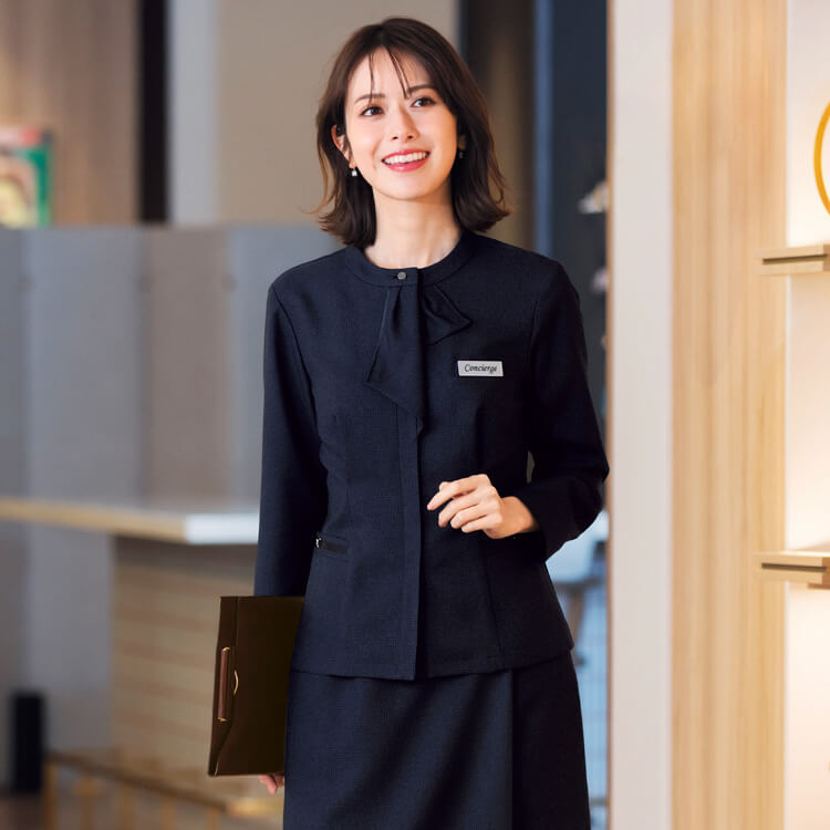 ボンマックス AJ0294 ソフトジャケット事務服 オフィス 接客ユニフォーム 制服