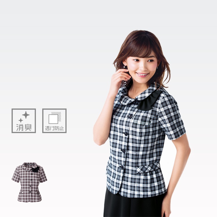 事務服オーバーブラウス