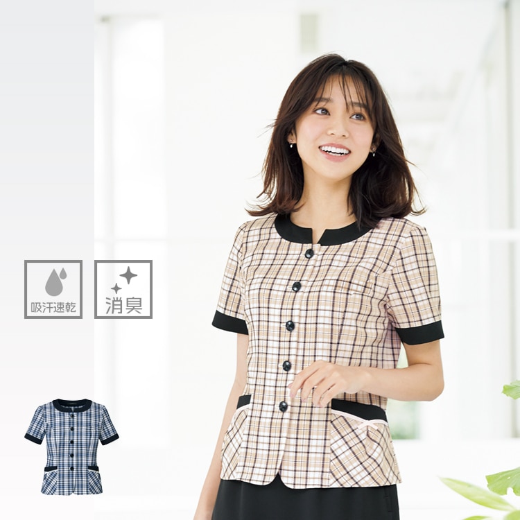 事務服オーバーブラウス