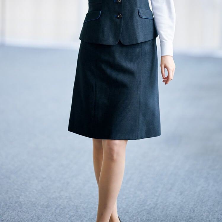 事務服スカート オールシーズン