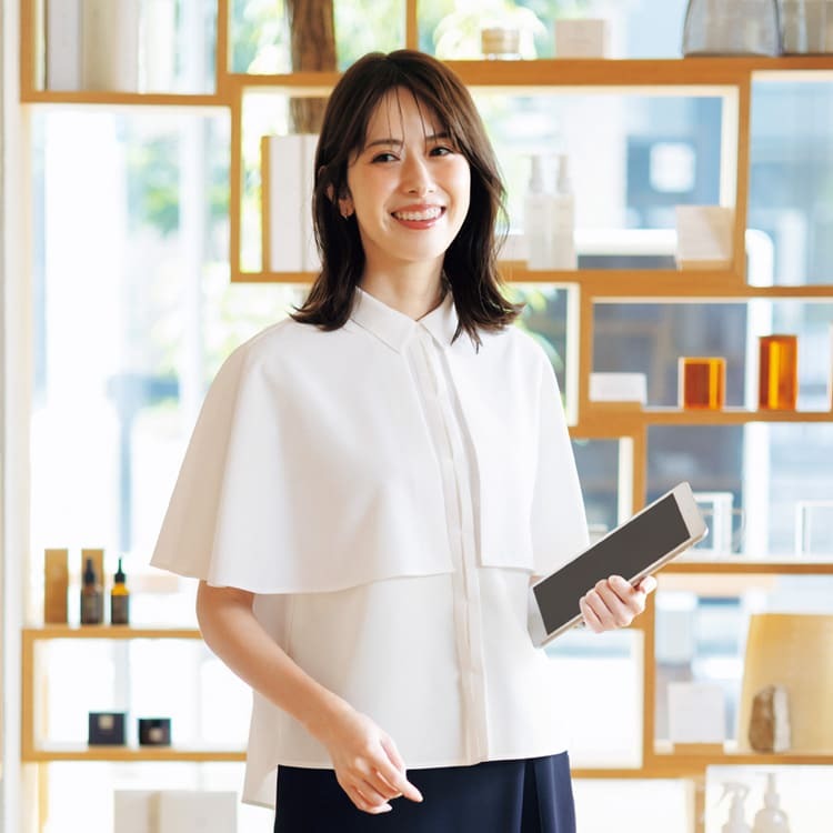 ボンマックス・Audire・接客制服ケープ