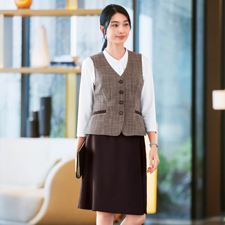 会社制服ベスト夏服