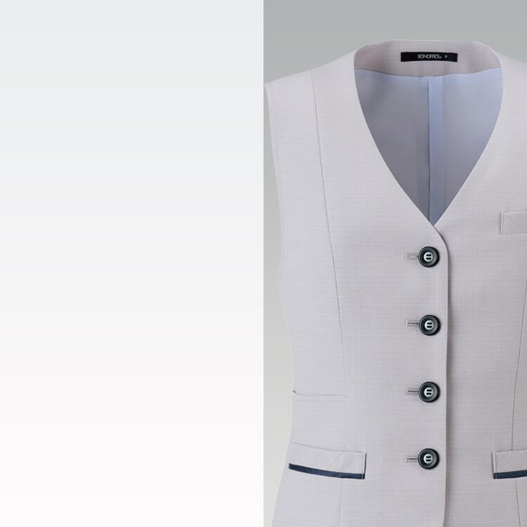 販売員制服夏ベスト