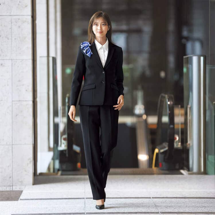 事務服ジャケット・オフィスユニフォーム・レディース・ストレッチ・洗濯可・上品シルエット・動きやすい