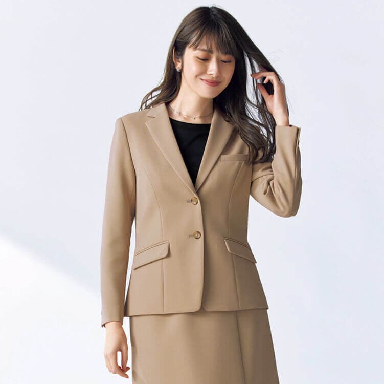 事務服ジャケット・オフィスジャケット・事務服・レディース・セットアップ対応・きれい見え