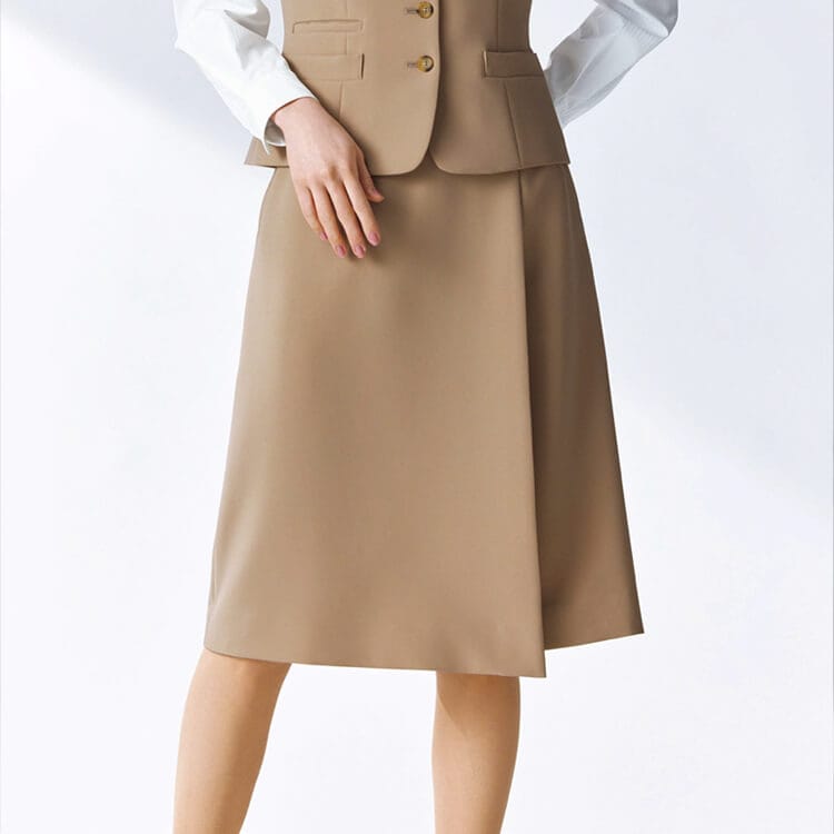 ボンマックス BCS2112 ラップスカート・事務服・オフィスユニフォーム・ストレッチ