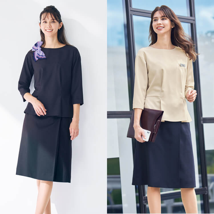 店舗制服スカート夏用
