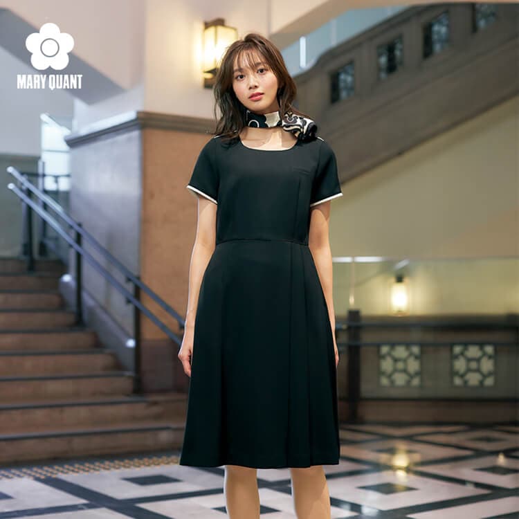企業受付制服ワンピース