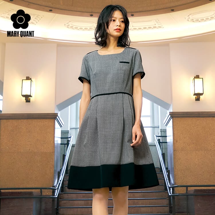 企業受付制服 ワンピース