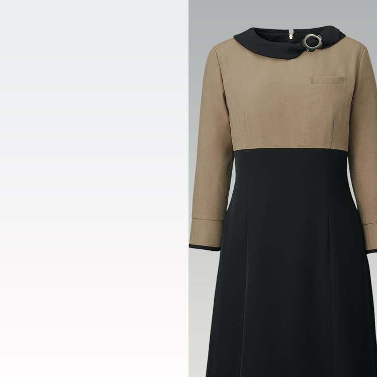 ショールーム受付制服 冬