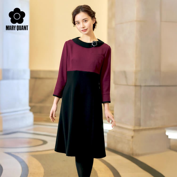 事務服 ワンピース 冬