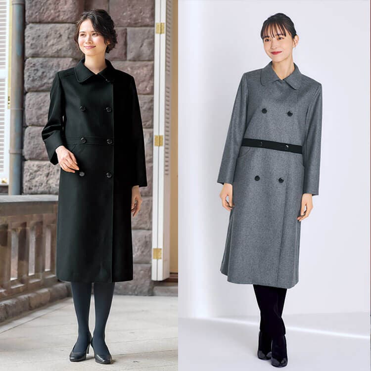 ホテル制服・ドアマンコート・レディース・ロングコート・防寒着・オフィスユニフォーム・冬制服