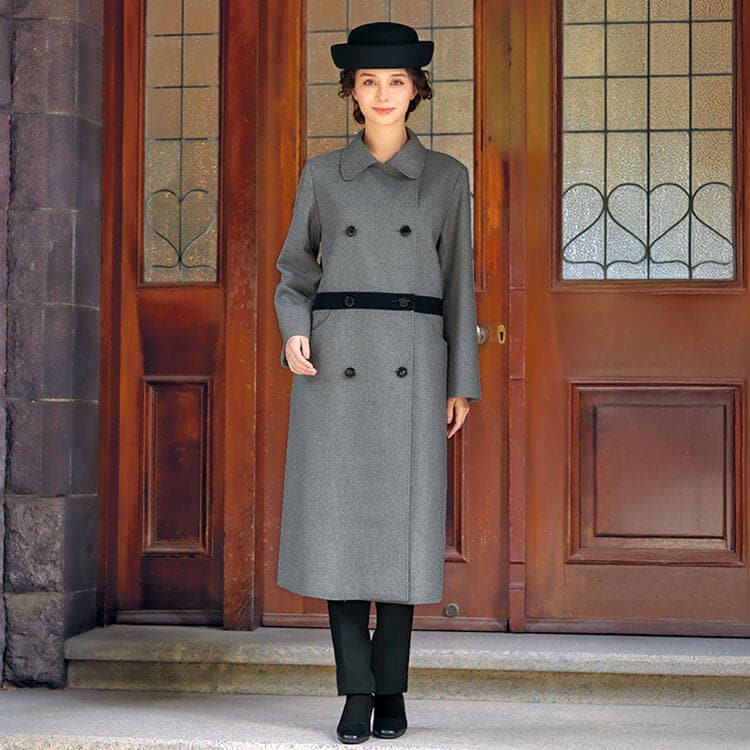 事務服コート・防寒着・オフィス制服・レディース・ドアマンコート