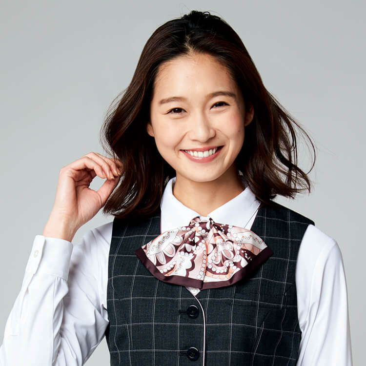事務服 リボン