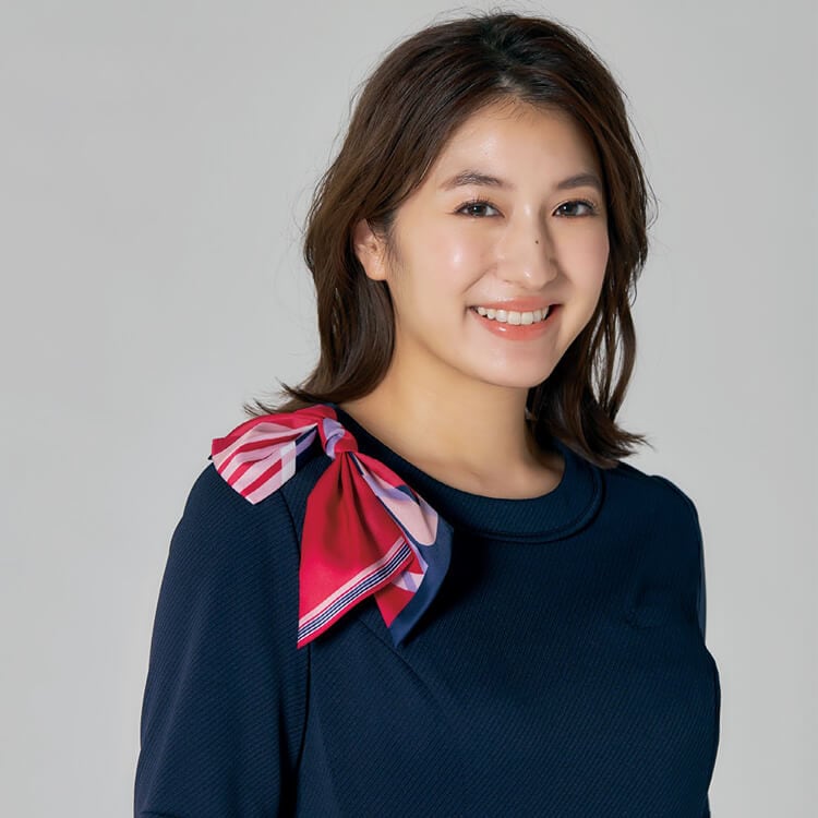 事務服リボンブローチ