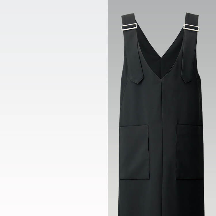 事務服・ジャンパースカート・ショップ店員制服・ストレッチ・抗ウイルス・帯電防止