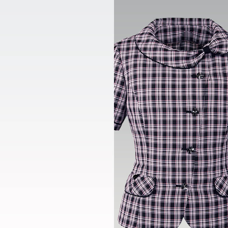 事務服 夏用 ピンク