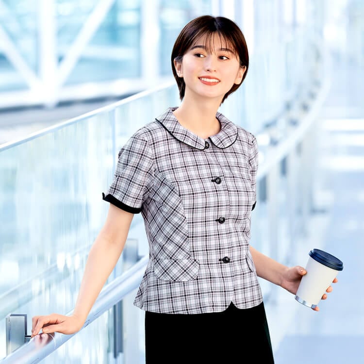 事務服 夏用ブラウス
