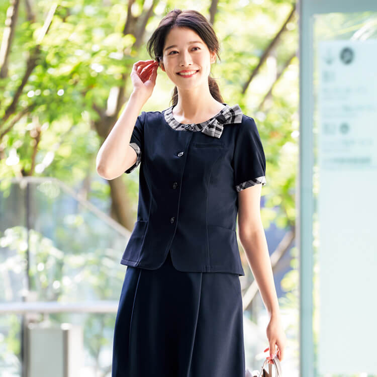 オーバーブラウス半袖制服