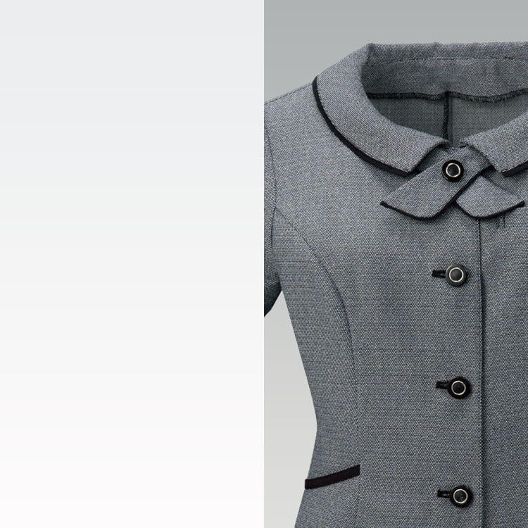 オフィス制服 オーバーブラウス半袖