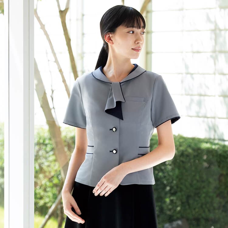 会社制服 オーバーブラウス