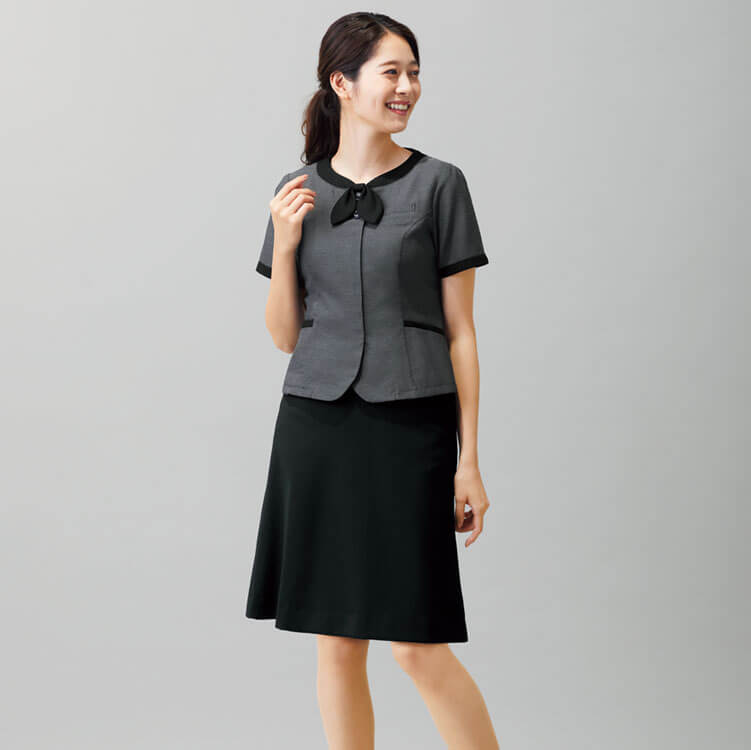 オーバーブラウス事務服半袖