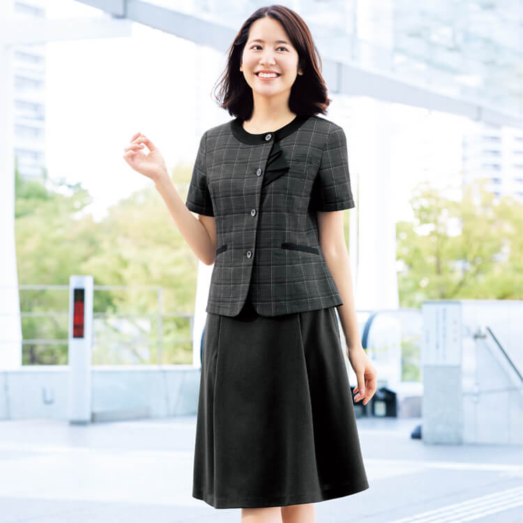 会社制服 オーバーブラウス半袖