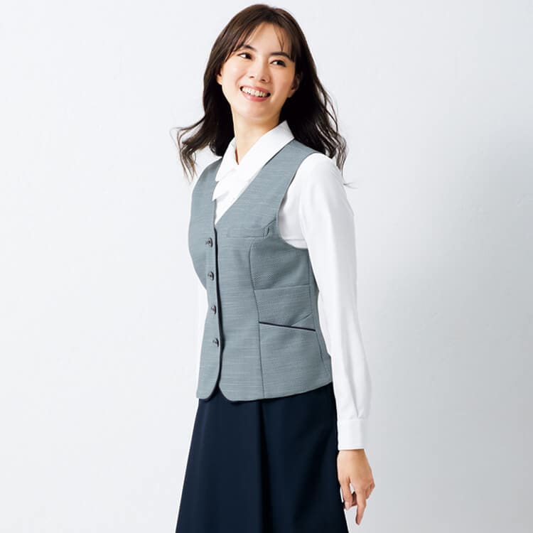 事務服夏用ベスト