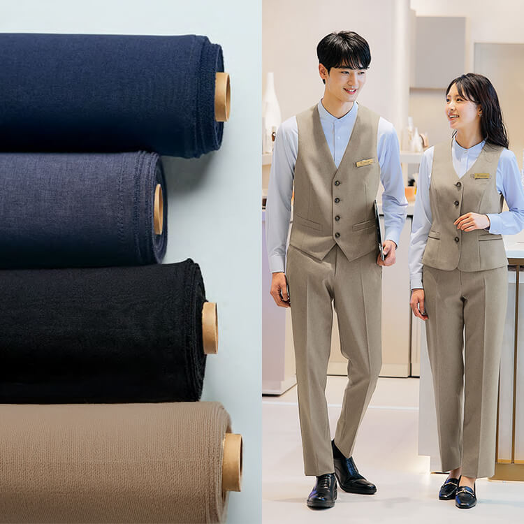 店員制服 安い ベスト レディース用