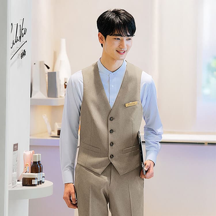 オフィス用ベスト メンズ