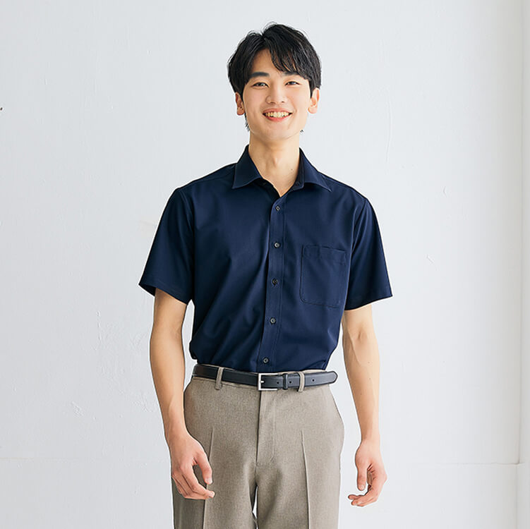 半袖シャツ制服メンズ