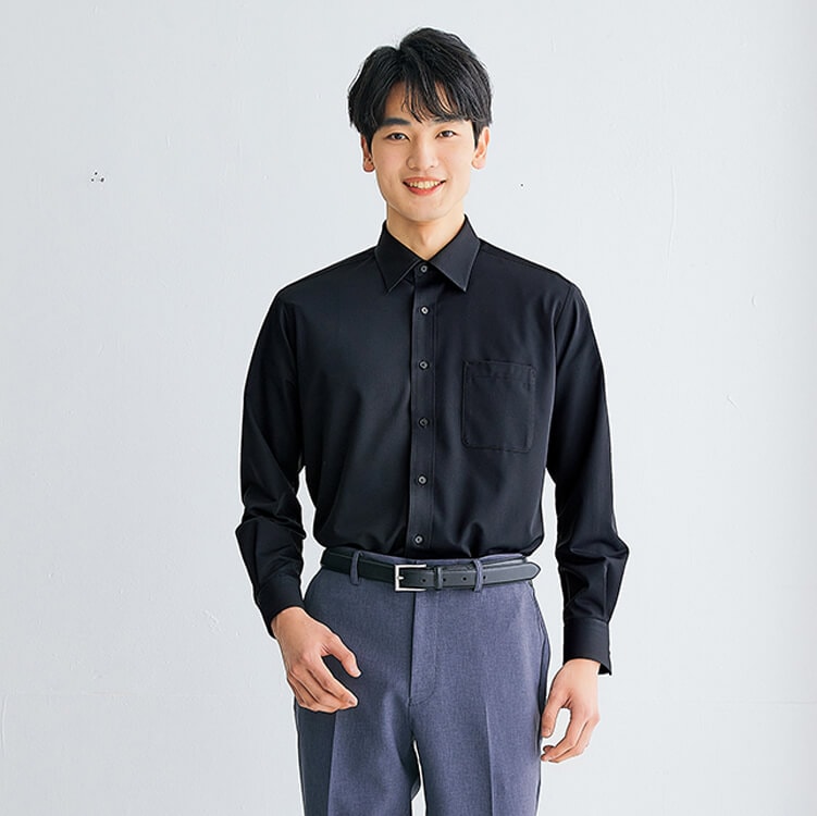 長袖シャツ制服メンズ