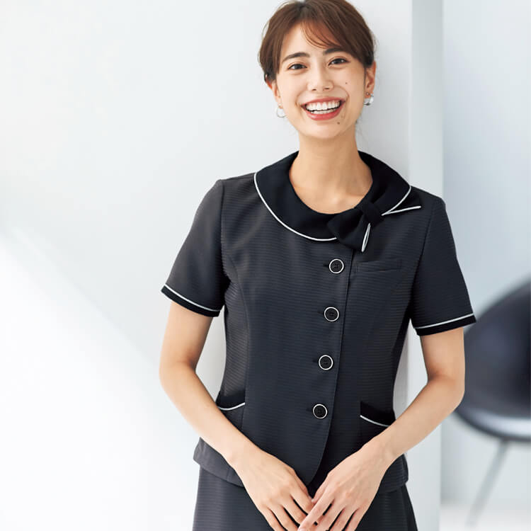 会社制服オーバーブラウス