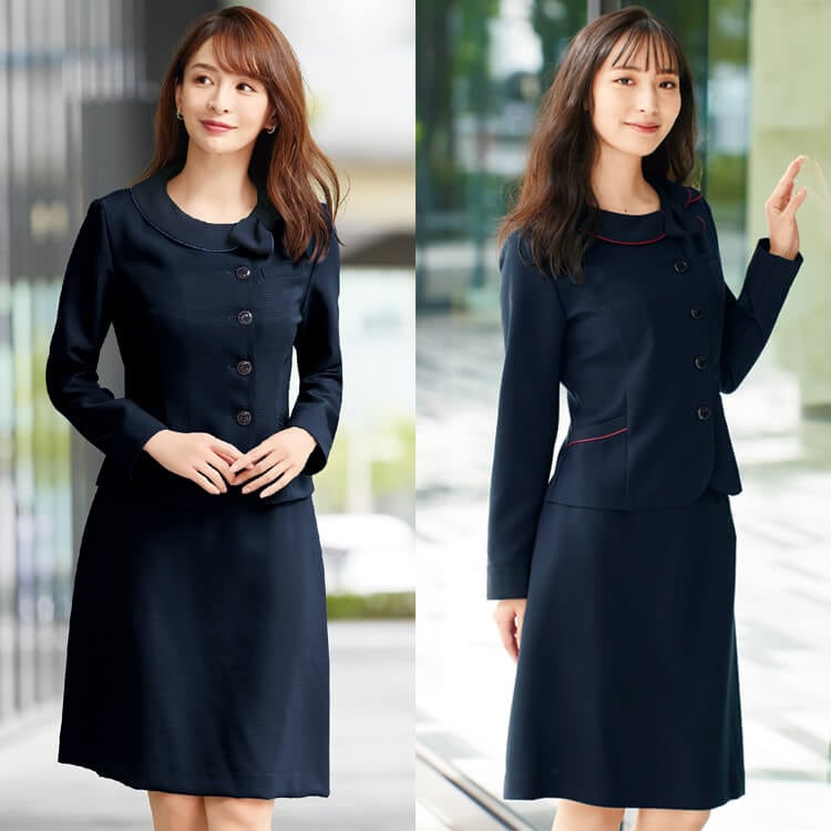 会社制服オーバーブラウス長袖