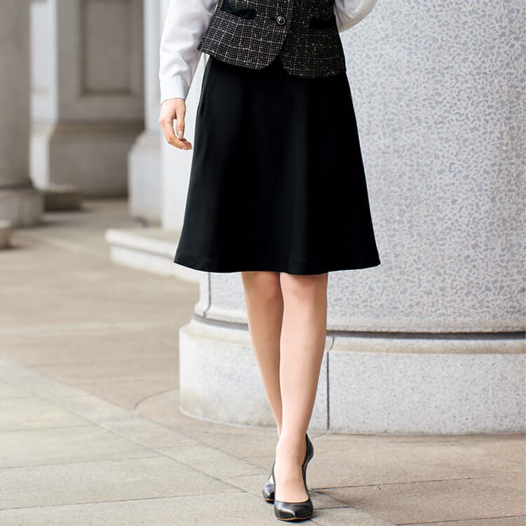 アンジョア・事務服・きれい見え・オフィス制服スカート