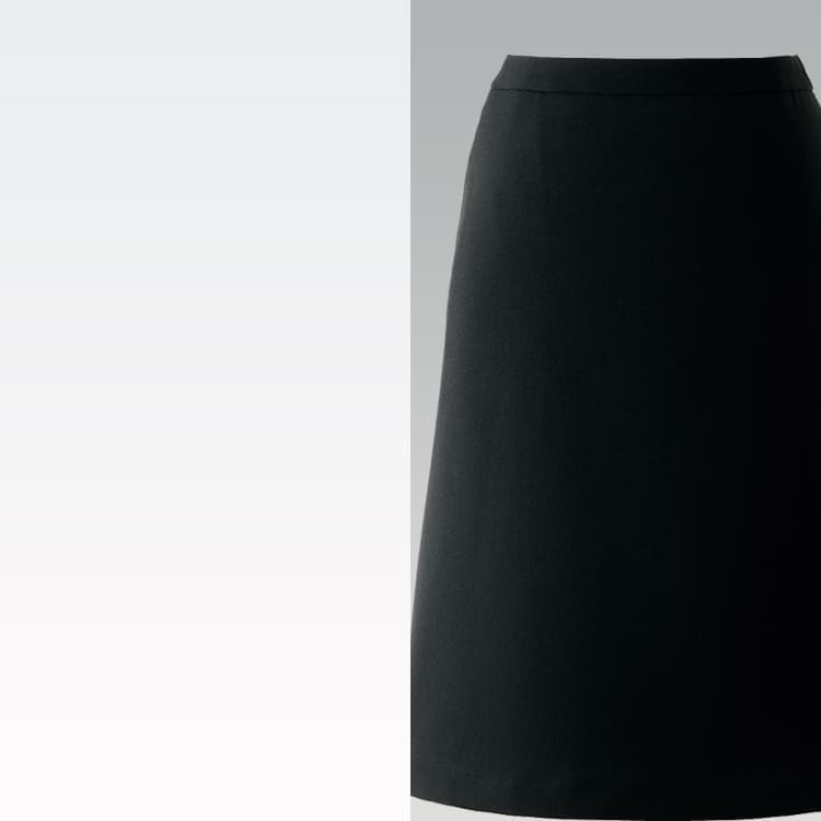 en joie ジョア ストレッチスカート制服 ウール調素材でシワになりにくく上品 後ろゴム仕様でウエストも快適な人気の事務服