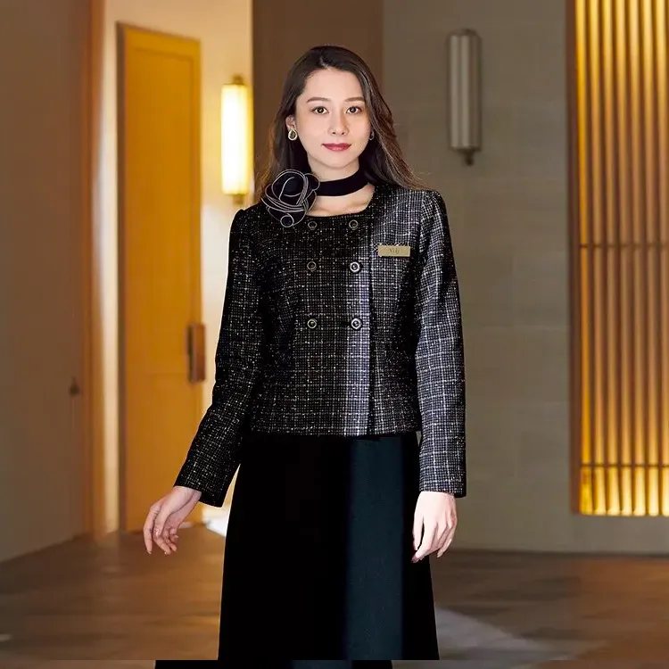 企業受付制服ソフトジャケット 82120 アンジョア事務服ジャケット