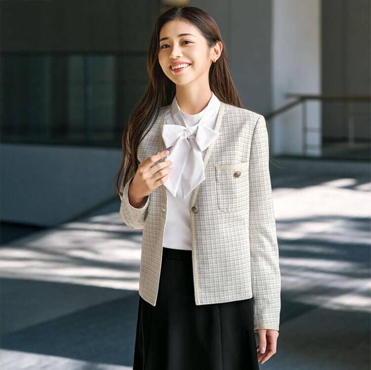事務服ジャケット・レディース・オフィス・接客・制服【イーユニフォーム】