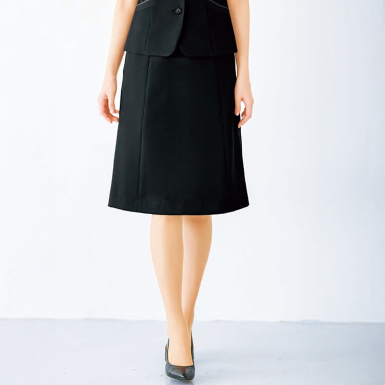 EAS1006 同素材 Aラインスカート レディース 事務服enjoy オフィスユニフォーム