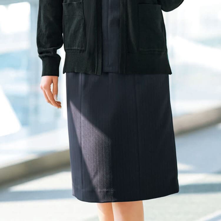事務服 タイトスカート オフィス制服 レディース ストレッチ素材【e-UNIFORM】