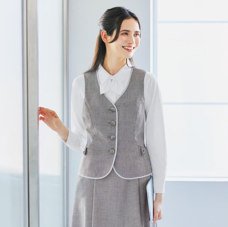 事務服ベスト 秋冬