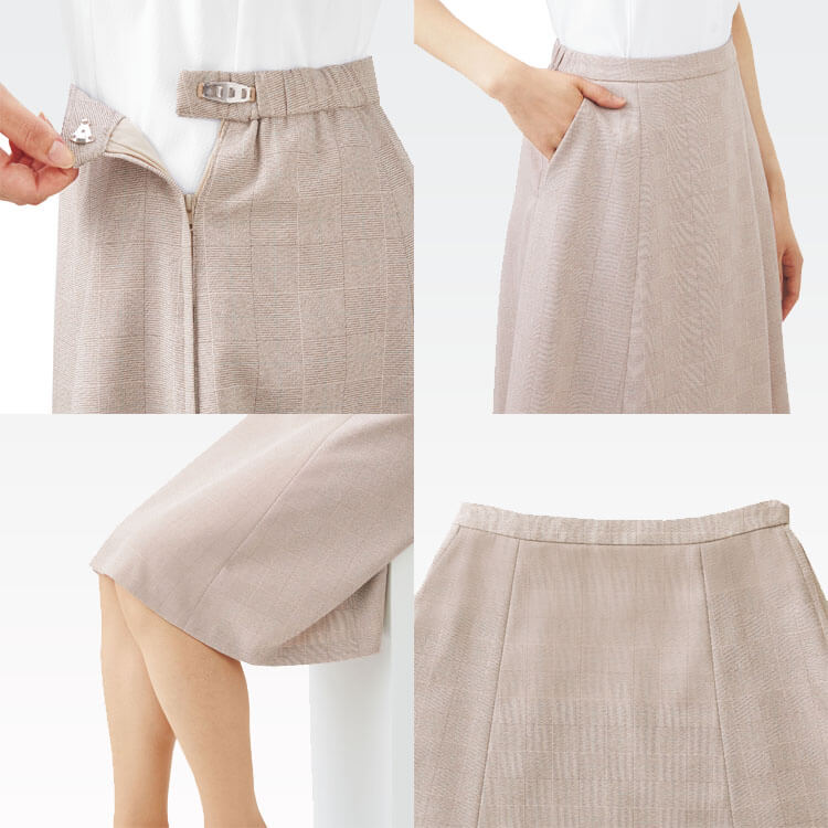 オフィス制服フレアスカート 夏服