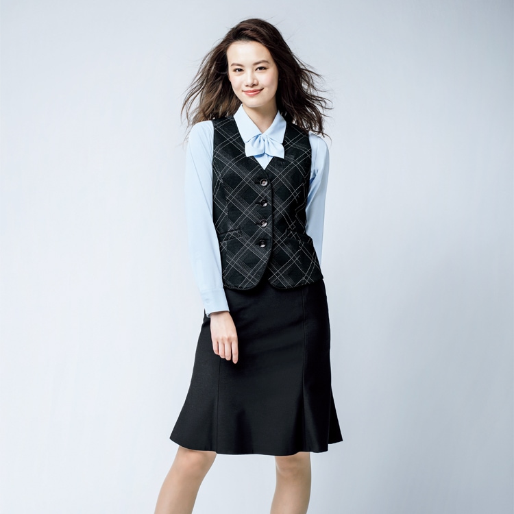 事務服ブラウス長袖