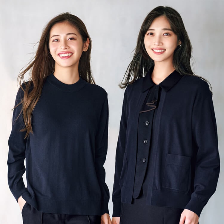 事務服・オフィス制服・ニットセーター・レディース・おしゃれ・快適・ニット・仕事着・制服