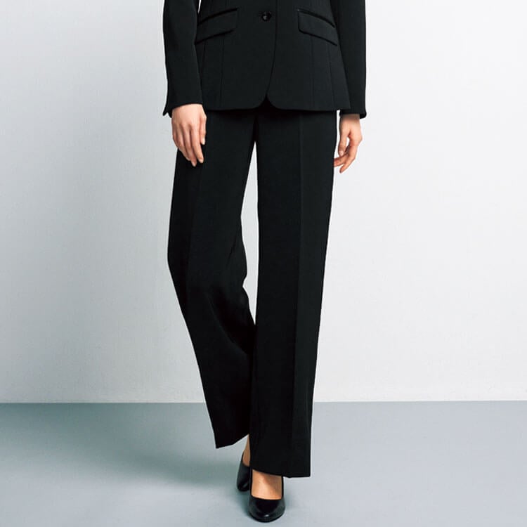 enjoy事務服 NAL048 ワイドパンツ レディース 接客 受付 事務服 ユニフォーム