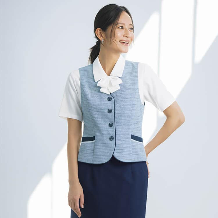 オフィス制服ベスト夏