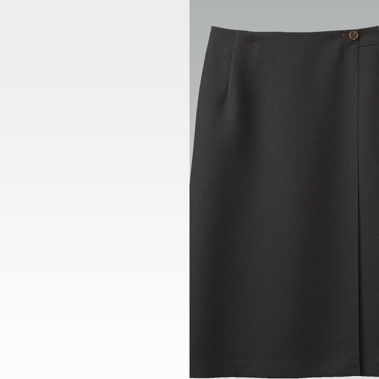 スカート ニット素材 ストレッチ オールシーズン対応 オフィス制服