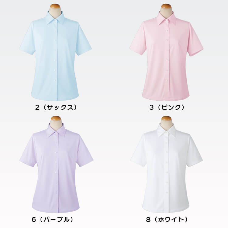 会社ブラウス 半袖